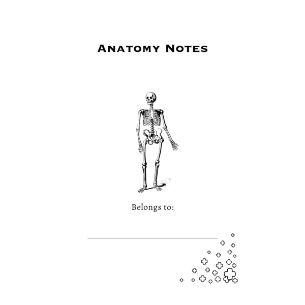 Anatomy Notes 200 blank pages - Image 2
